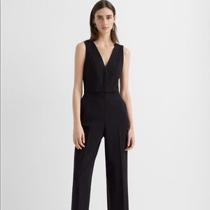 Club Monaco classic black jumpsuit with waist tie day to night, 4
